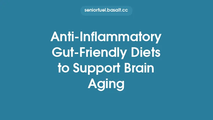 Anti‑Inflammatory Gut‑Friendly Diets to Support Brain Aging Thumbnail