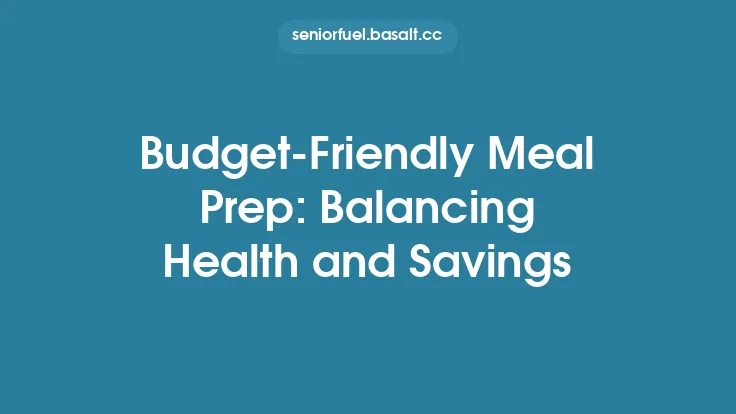 Budget-Friendly Meal Prep: Balancing Health and Savings Thumbnail