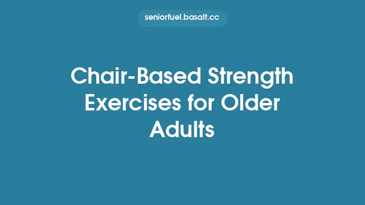 Chair‑Based Strength Exercises for Older Adults Thumbnail
