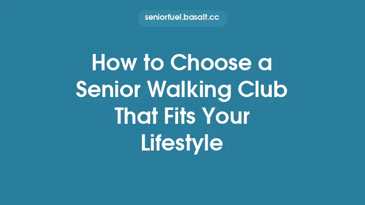 How to Choose a Senior Walking Club That Fits Your Lifestyle Thumbnail