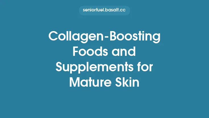 Collagen‑Boosting Foods and Supplements for Mature Skin Thumbnail