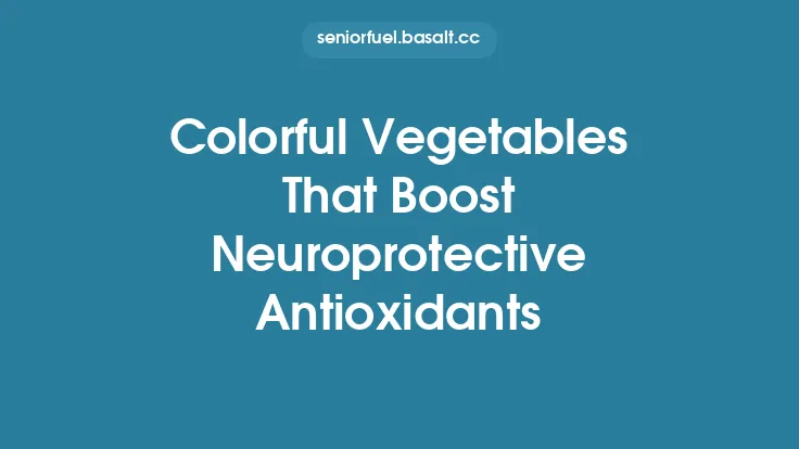 Colorful Vegetables That Boost Neuroprotective Antioxidants Thumbnail