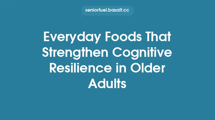 Everyday Foods That Strengthen Cognitive Resilience in Older Adults Thumbnail