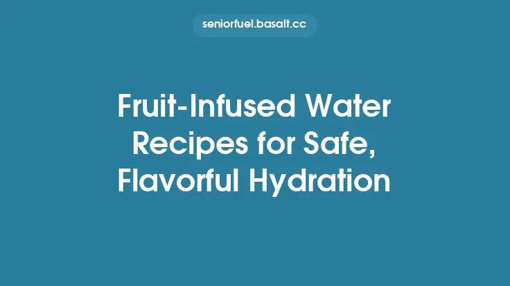 Fruit‑Infused Water Recipes for Safe, Flavorful Hydration Thumbnail