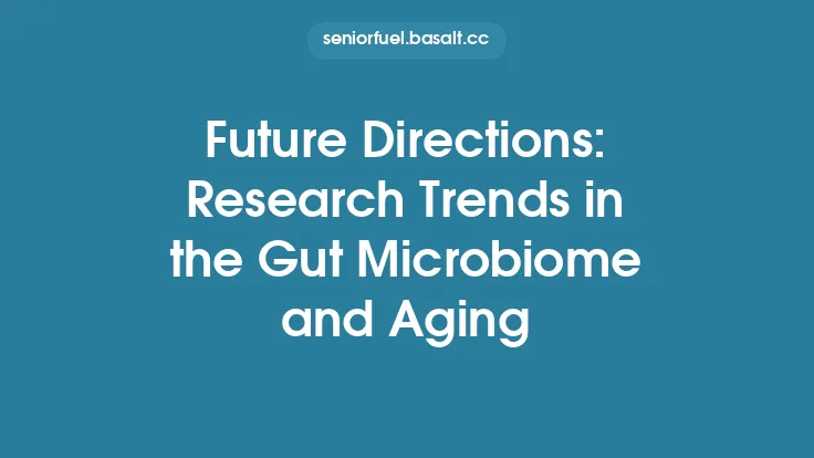 Future Directions: Research Trends in the Gut Microbiome and Aging Thumbnail