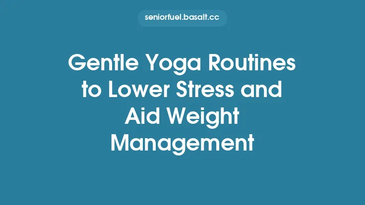 Gentle Yoga Routines to Lower Stress and Aid Weight Management Thumbnail