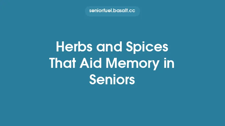 Herbs and Spices That Aid Memory in Seniors Thumbnail