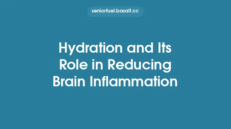 Hydration and Its Role in Reducing Brain Inflammation Thumbnail