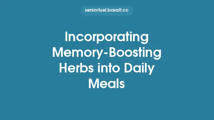 Incorporating Memory‑Boosting Herbs into Daily Meals Thumbnail