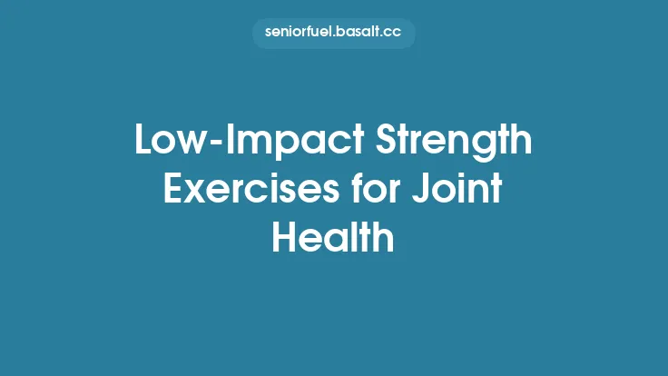 Low-Impact Strength Exercises for Joint Health Thumbnail