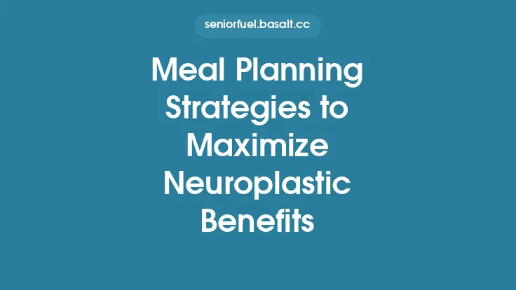 Meal Planning Strategies to Maximize Neuroplastic Benefits Thumbnail