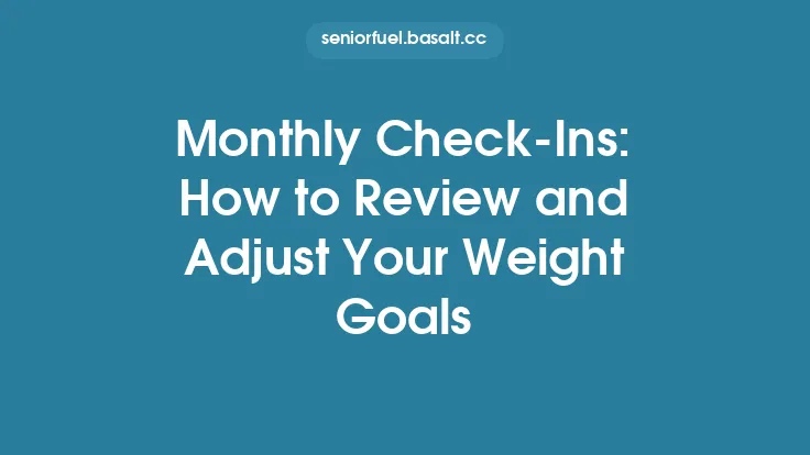 Monthly Check-Ins: How to Review and Adjust Your Weight Goals Thumbnail