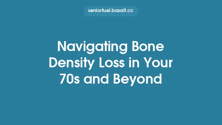 Navigating Bone Density Loss in Your 70s and Beyond Thumbnail