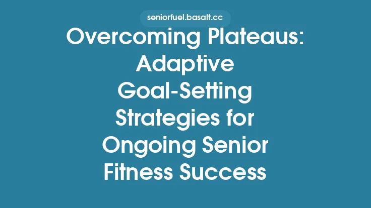 Overcoming Plateaus: Adaptive Goal‑Setting Strategies for Ongoing Senior Fitness Success Thumbnail