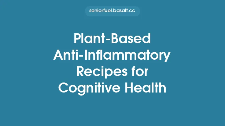 Plant‑Based Anti‑Inflammatory Recipes for Cognitive Health Thumbnail