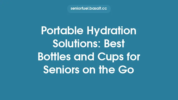 Portable Hydration Solutions: Best Bottles and Cups for Seniors on the Go Thumbnail