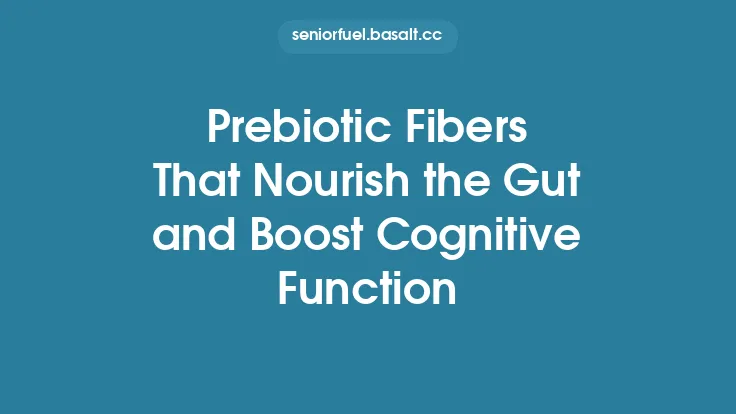 Prebiotic Fibers That Nourish the Gut and Boost Cognitive Function Thumbnail