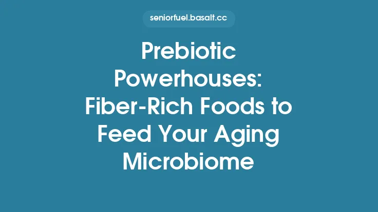 Prebiotic Powerhouses: Fiber-Rich Foods to Feed Your Aging Microbiome Thumbnail