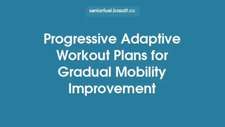 Progressive Adaptive Workout Plans for Gradual Mobility Improvement Thumbnail