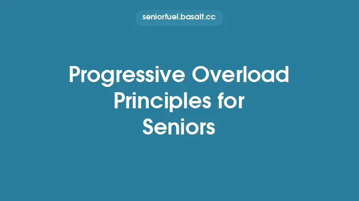 Progressive Overload Principles for Seniors Thumbnail
