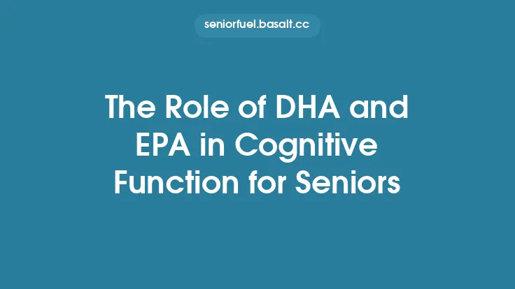 The Role of DHA and EPA in Cognitive Function for Seniors Thumbnail
