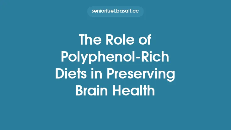 The Role of Polyphenol‑Rich Diets in Preserving Brain Health Thumbnail