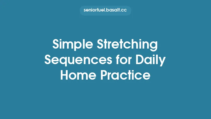 Simple Stretching Sequences for Daily Home Practice Thumbnail