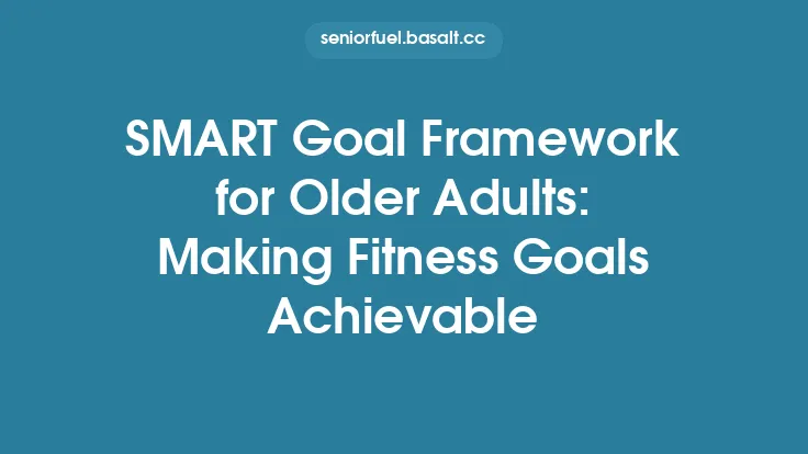 SMART Goal Framework for Older Adults: Making Fitness Goals Achievable Thumbnail