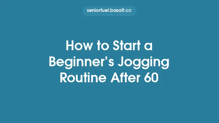 How to Start a Beginner’s Jogging Routine After 60 Thumbnail