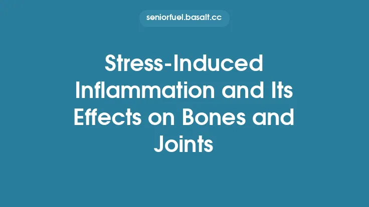 Stress‑Induced Inflammation and Its Effects on Bones and Joints Thumbnail