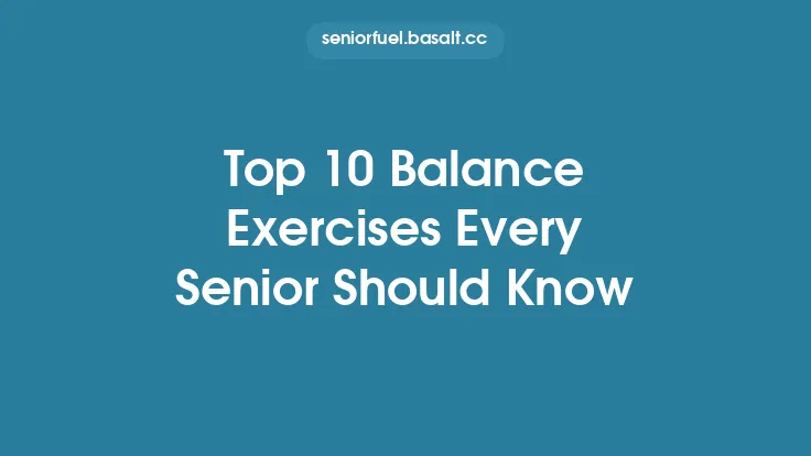 Top 10 Balance Exercises Every Senior Should Know Thumbnail