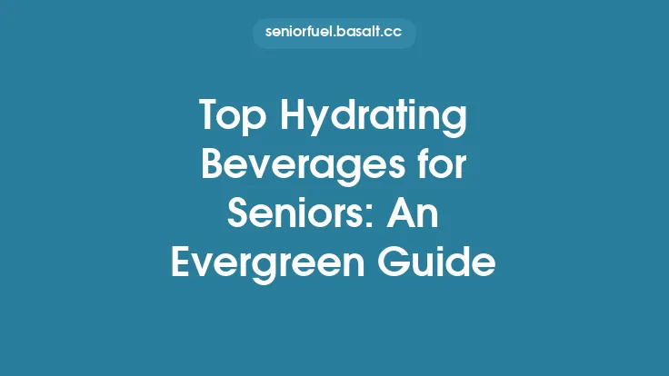 Top Hydrating Beverages for Seniors: An Evergreen Guide Thumbnail