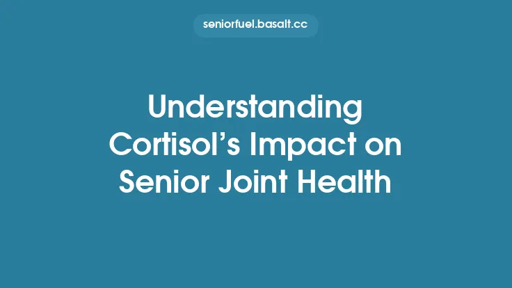 Understanding Cortisol’s Impact on Senior Joint Health Thumbnail