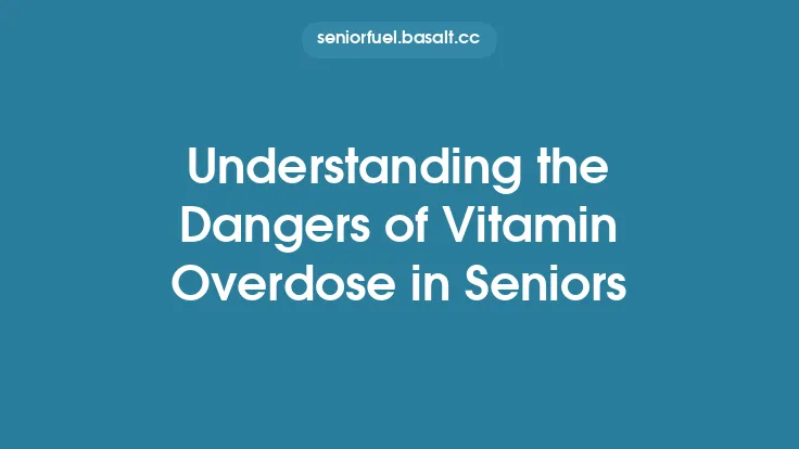 Understanding the Dangers of Vitamin Overdose in Seniors Thumbnail