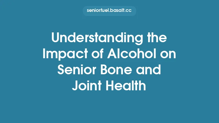 Understanding the Impact of Alcohol on Senior Bone and Joint Health Thumbnail