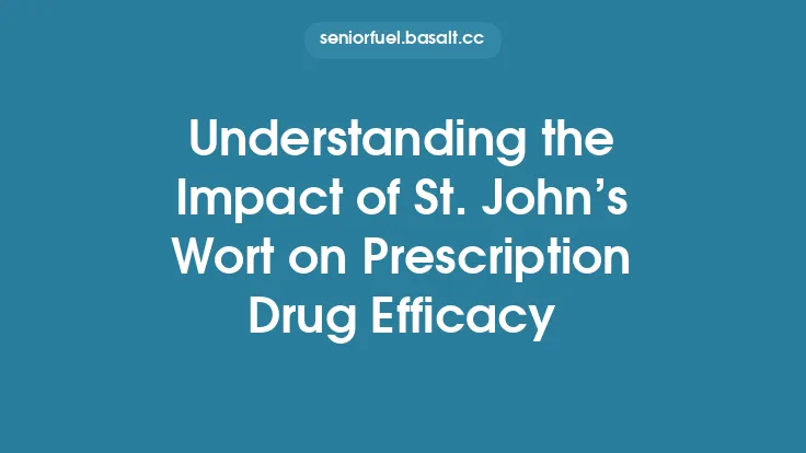 Understanding the Impact of St. John’s Wort on Prescription Drug Efficacy Thumbnail