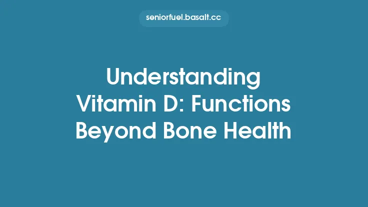 Understanding Vitamin D: Functions Beyond Bone Health Thumbnail