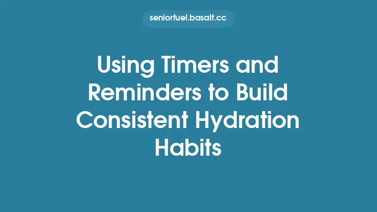 Using Timers and Reminders to Build Consistent Hydration Habits Thumbnail